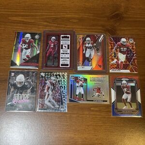 Arizona Cardinals NFL Football Card Lot (16) Rookies RC, McBride, Murray, Brown
